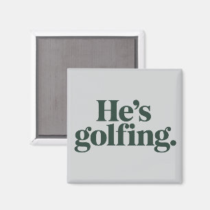 Imã Golfe Ele Presente do Marido Golfista Engraçado Es