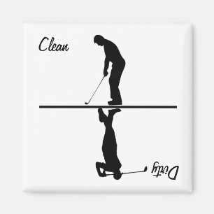 Imã Golfe Sujo/Limpo