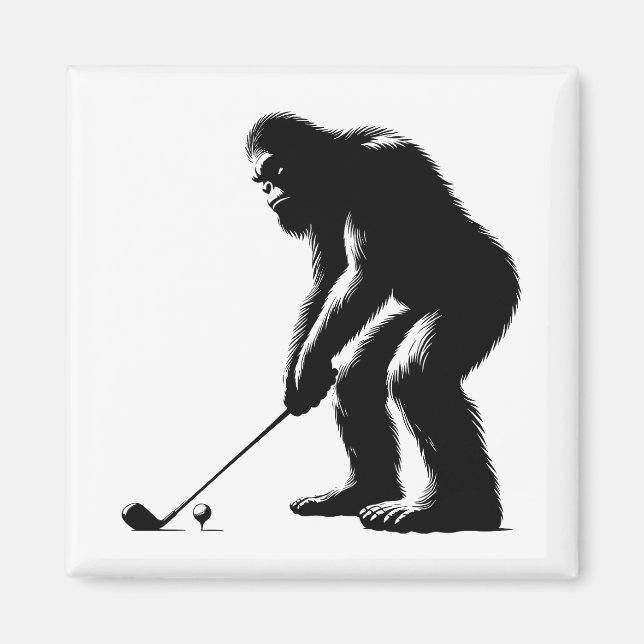 Imã Golfing Bigfoot (Frente)