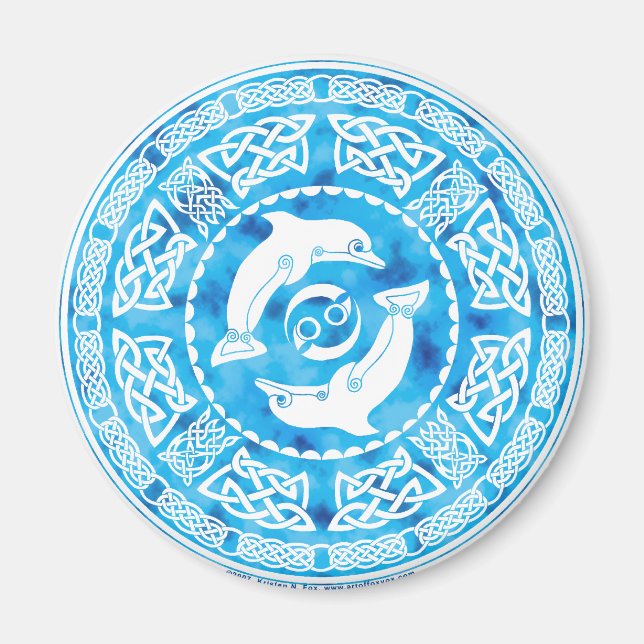 Imã Golfinho Celta (Frente)