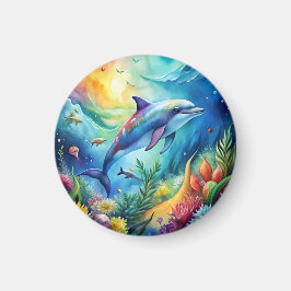 Imã Golfinho Pintado