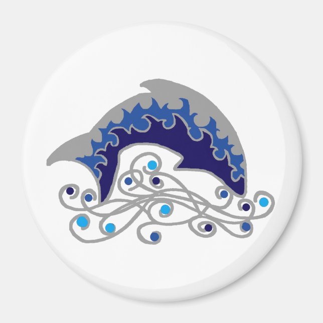 Imã golfinho saltador (Frente)