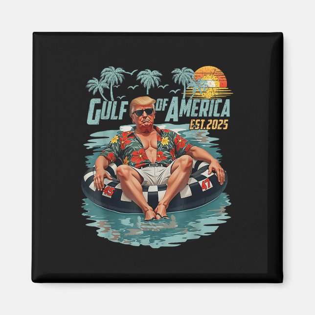 Imã Golfo Da América Dos Eua Leste 2025 Bandeira Ameri (Frente)