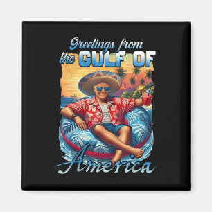 Imã Golfo Da América Dos Eua Trump Saudação Do Patrio