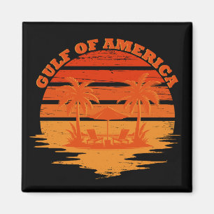 Imã Golfo da América vintage design patriótico america