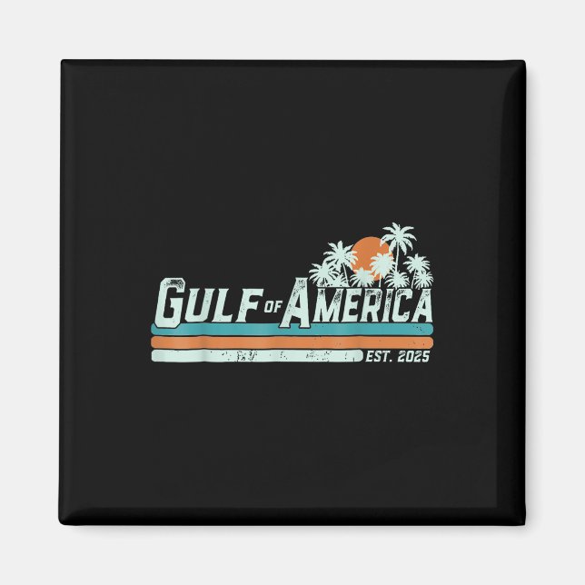 Imã Golfo De Bandeira Americano 2025 (Frente)