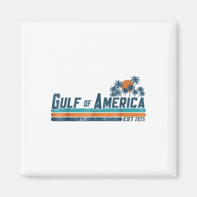 Imã Golfo De Bandeira Americano 2025 (Frente)