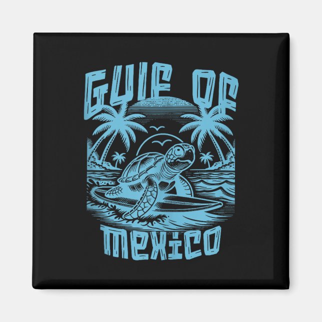 Imã Golfo De Retro-Verão Do México (Frente)