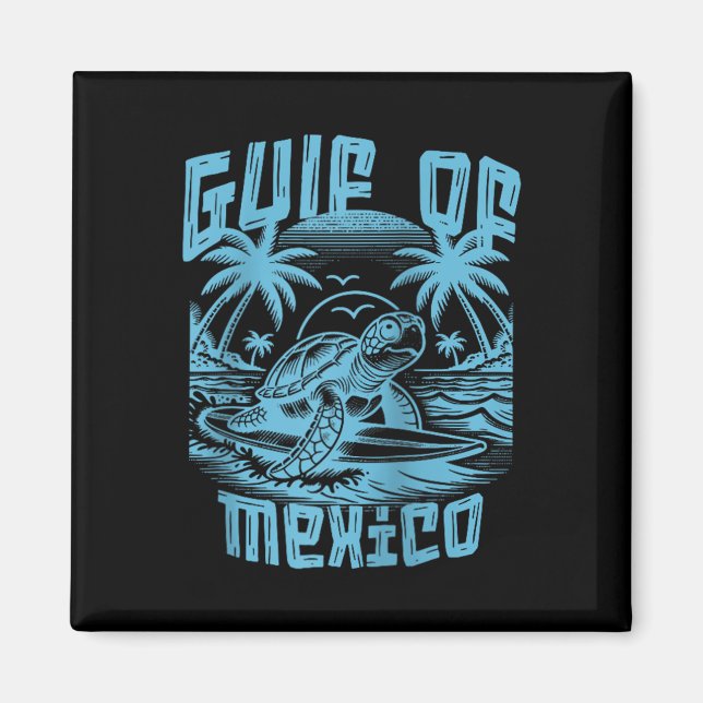 Imã Golfo De Retro-Verão Do México (Frente)