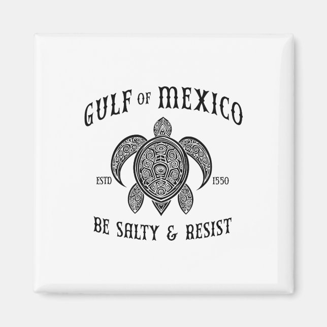 Imã Golfo Do México É Salgado E Resiste (Frente)
