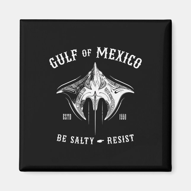 Imã Golfo Do México É Salgado E Resiste Tribyl Manta R (Frente)