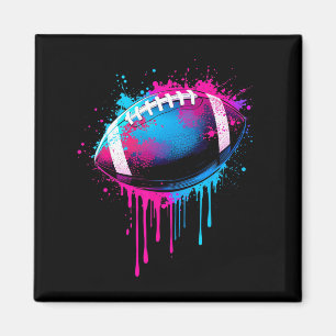 Imã Golpe De Futebol Para Rapazes Tie Dye Colorful Fut