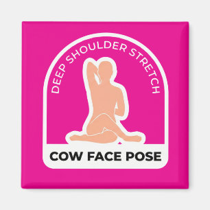 Imã Gomukhasana Postura da Face de Vaca • Alongamento 