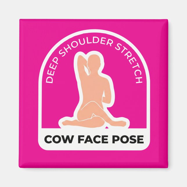 Imã Gomukhasana Postura da Face de Vaca • Alongamento  (Frente)