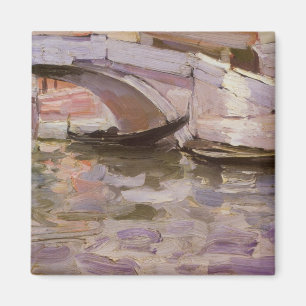 Imã Gôndola por Sargent, belas artes do Victorian do