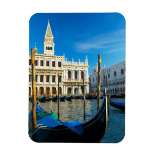 Ímã Gôndolas no Grande Canal perto do Palácio do Doge