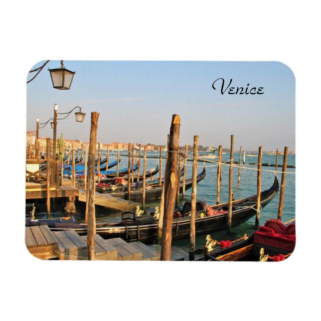 Ímã Gondolas, Venice, Italy, Photography, Magnet (Horizontal)