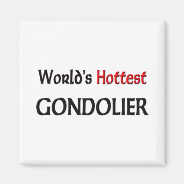 Imã Gondolier Mais Alto Do Mundo (Frente)
