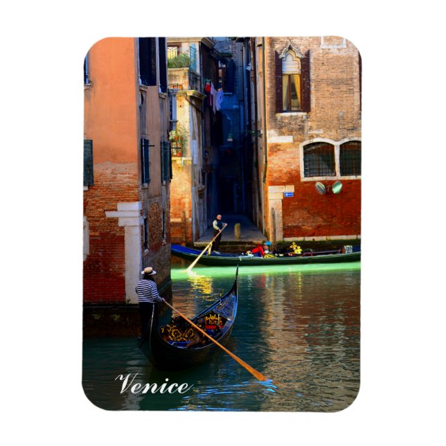 Ímã Gondoliers veneziana (Vertical)