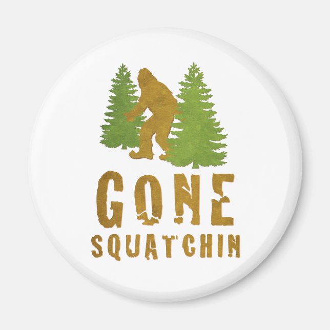 Imã Gone Squatchin (Vintage) (Frente)