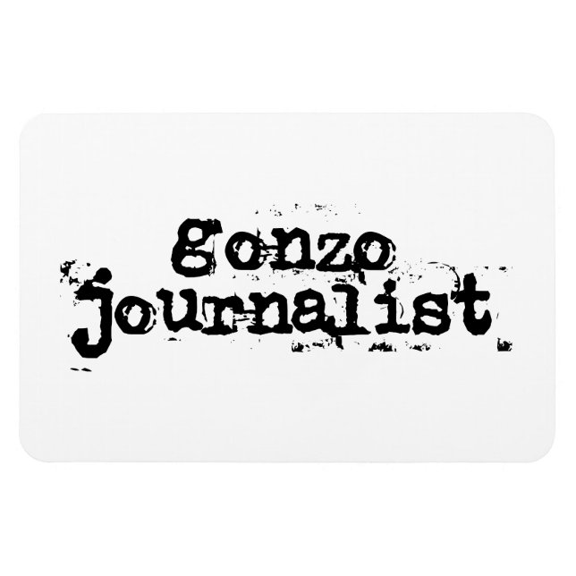 Ímã Gonzo Journalist (Horizontal)