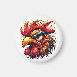 Imã "Goober the Furious Rooster" Magnet