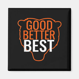 Imã Good Better Bear Outline Motivation