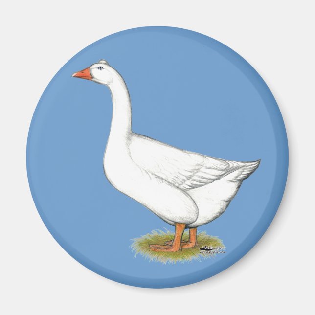 Imã Goose Roman Tufted (Frente)