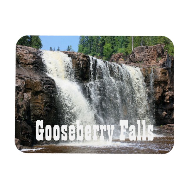 Ímã Gooseberry Falls State Park, Minnesota (Horizontal)