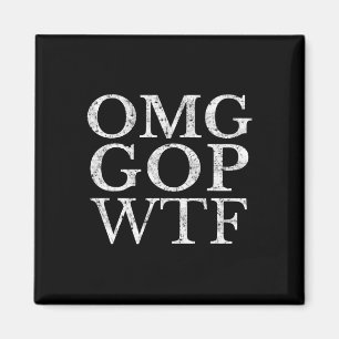 Imã Gop Wtf Anti Trump Republican T Shirt
