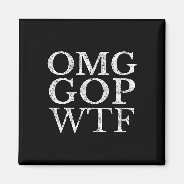 Imã Gop Wtf Anti Trump Republican T Shirt (Frente)
