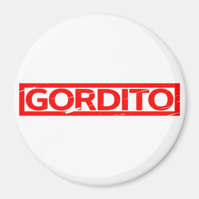 Imã Gordito Stamp (Frente)