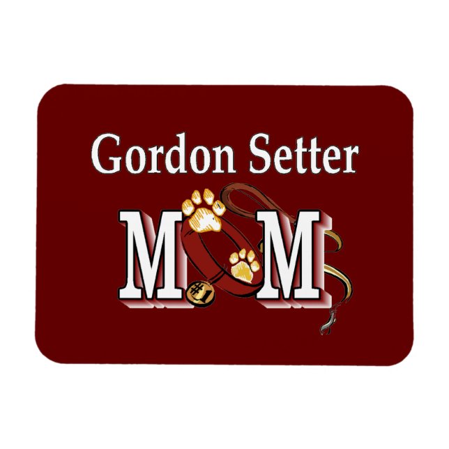 Ímã Gordon Setter Mãe Gifts (Horizontal)