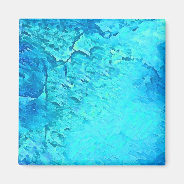 Imã Gorgee Aquarela Tema Tropical Oceânica Design (Frente)