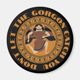 Imã Gorgon: Terracotta kylix Siana