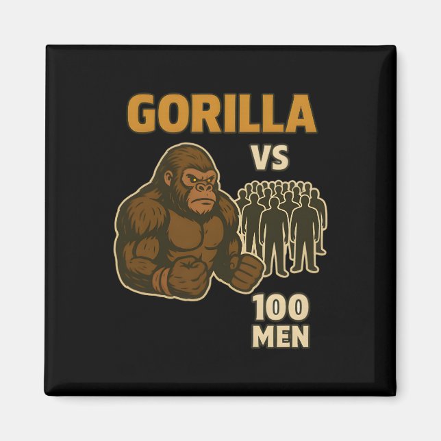 Imã Gorila vs 100 homens batalha épica (Frente)