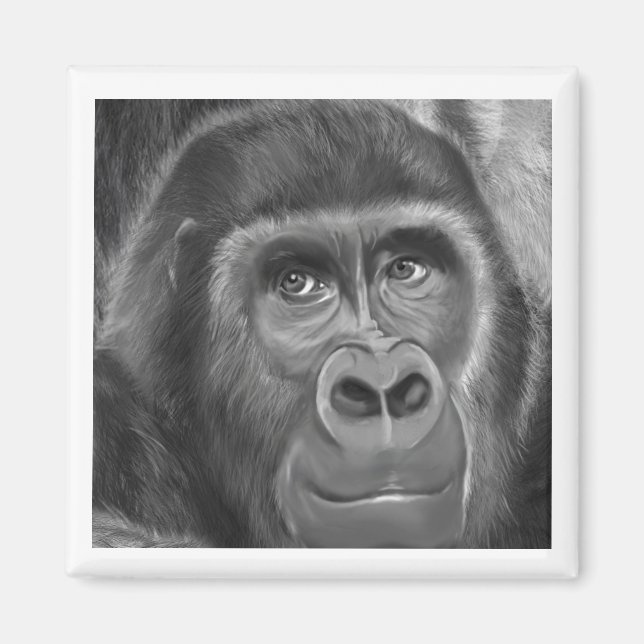 Imã Gorilla sucking fingers Magnet2指しゃぶりのゴリラマグネット (Frente)