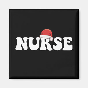 Imã Gorro de Papai Noel de Natal Enfermagem
