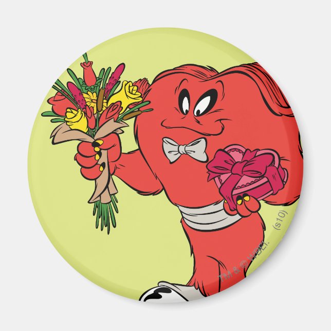 Imã Gossamer com rosas (Frente)