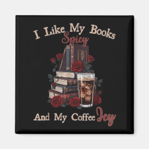 Imã Gosta de livros picantes e café gelado camisa bibl