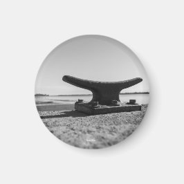 Imã gostando de tema marinho, preto e branco