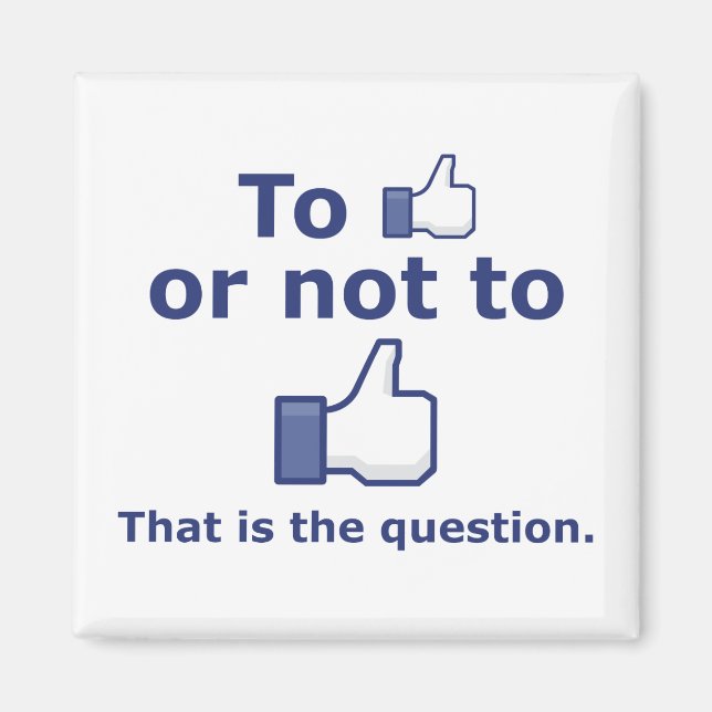 Imã Gostar ou Não Gostar (Frente)