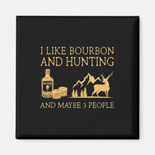 Imã Gosto De Bourbon E Caça E Talvez De 3 Pessoas