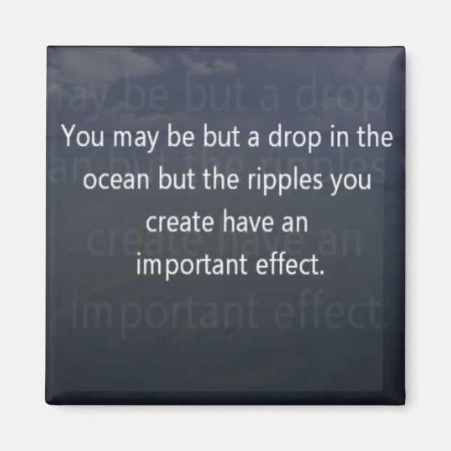 Imã gota no ímã oceânico (Frente)