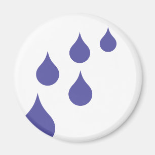 Imã gotas da água