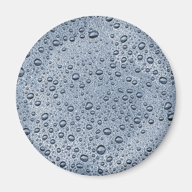 Imã Gotas de água de cinza de Gunmetal (Frente)