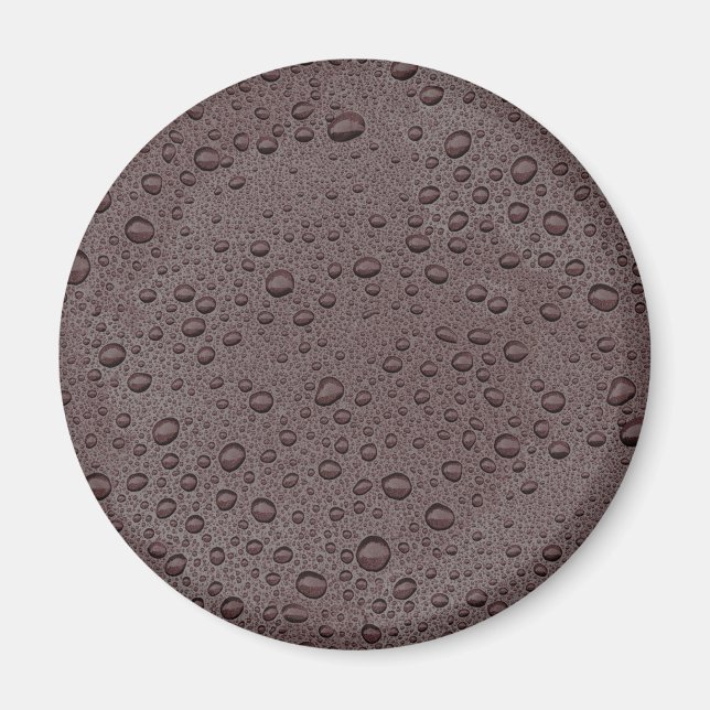 Imã Gotas de água marrom da Maroon (Frente)