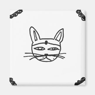 Imã Gothic cat magnet