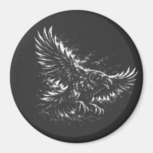 Imã Gothic Raven – por BurnsInHell