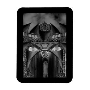 Ímã Gótica Gargoyles Spooky Manor